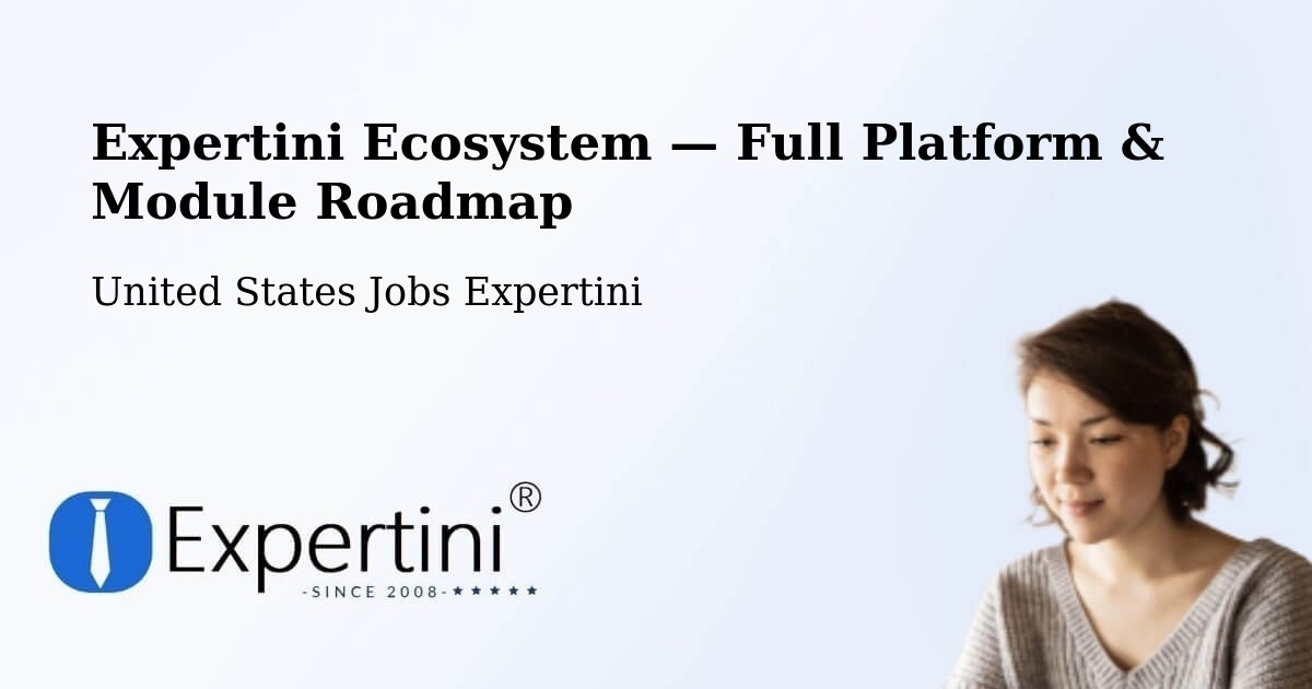 Expertini Ecosystem — Full Platform & Module Roadmap – Leeds